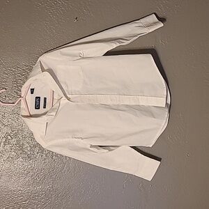 Chaps Boys Casual Stylish Formal Button Down White Dress Shirt Sz XXS 4/5 EUC